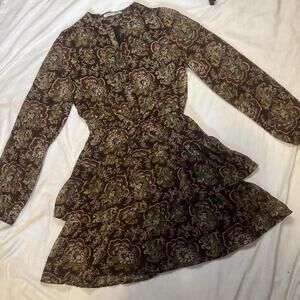 DEX BOHO PAISLEY DRESS